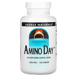 Source Naturals, Amino jour, 1 000 mg, 120 Comprimés