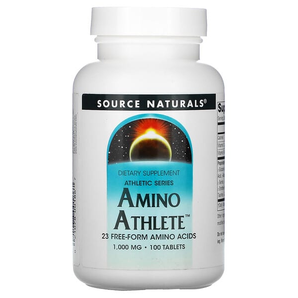Source Naturals, Athletic Series, Amino Athlete, 1,000 mg, 100 Tablets