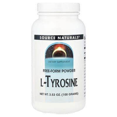 Source Naturals, L-Tyrosine, Free Powder, 3.53 oz (100 g)