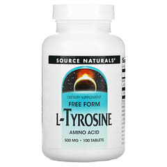 Source Naturals, L-Tyrosine, 500 mg, 100 Tablets