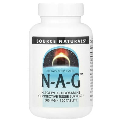 Source Naturals, N-A-G™, 500 mg, 120 Tablets