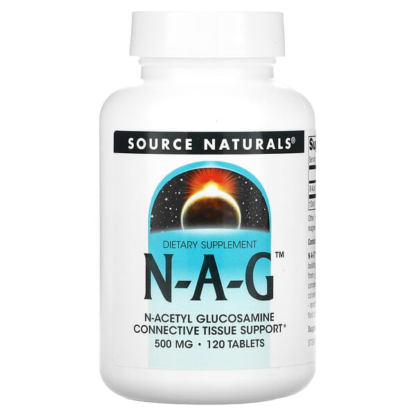 Source Naturals, NAG, 500 mg, 120 comprimidos