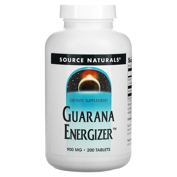 Source Naturals, Guarana Energizer, 900 mg, 200 Tabletten