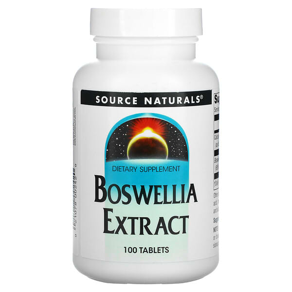 Source Naturals, Boswellia Extract, 100 Tablets