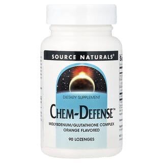 Source Naturals, Chem-Defence, апельсин, 90 пастилок