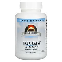 Source Naturals, GABA Calm, Orangengeschmack, 120 Lutschtabletten
