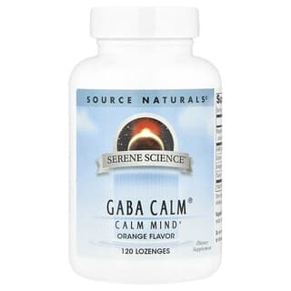 Source Naturals, Serene Science®，GABA Calm®，橙味，120 錠劑