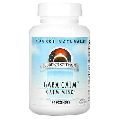 Source Naturals, Serene Science®, GABA Calm®, Peppermint, 120 Lozenges