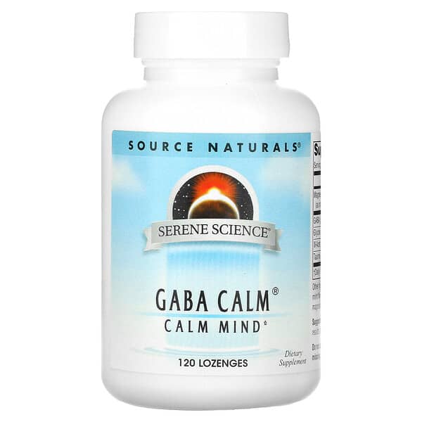 Source Naturals, GABA Calm, 120 pastillas