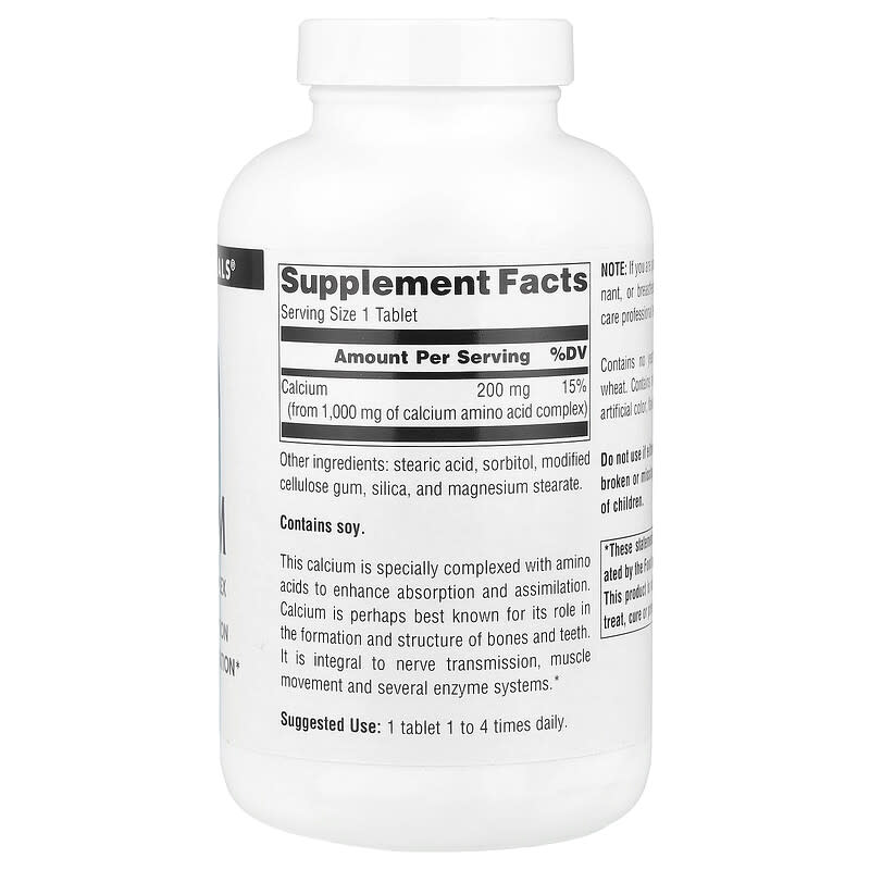 Купить Source Naturals, кальций, 250 таблеток