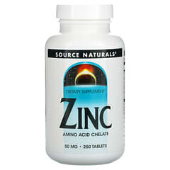 Source Naturals, Zinc, 50 mg, 250 Tabletten