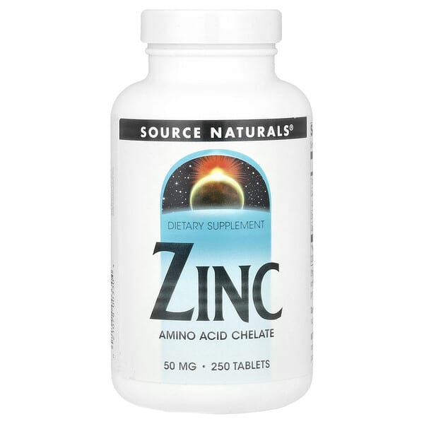 Zinc, 50 mg, 250 Tablets