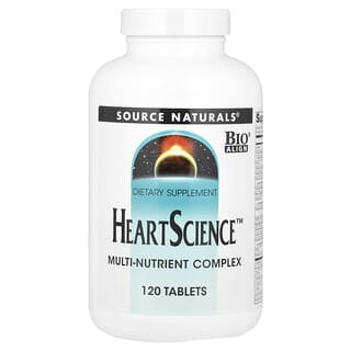 Source Naturals, Science du cœur, complexe multi-nutriments, 120 comprimés