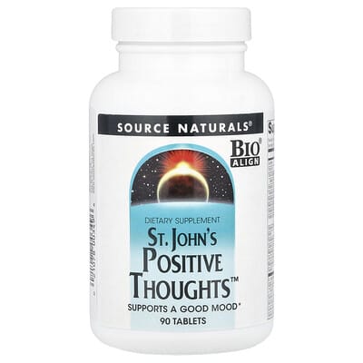 Source Naturals, St John's Positive Thoughts™, 90 Tablets