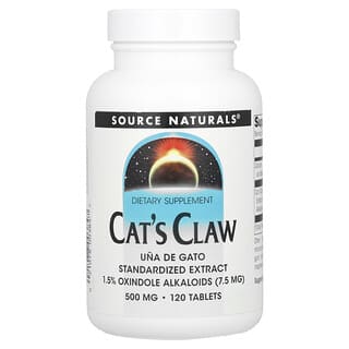 Source Naturals, Cat's Claw, 500 mg, 120 Tablets