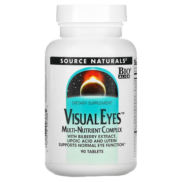 Source Naturals, Sichtbare Augen, Multi-Nährstoff Komplex, 90 Tabletten