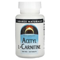 Source Naturals, 乙酰左旋肉碱，500 毫克，60 片