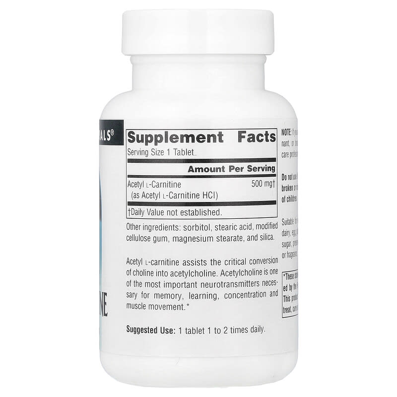 l-theanine and acetyl-l-carnitine together Acetyl L-Carnitine main image 1