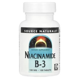 Source Naturals, 烟酰胺 B-3，100 毫克，100 片