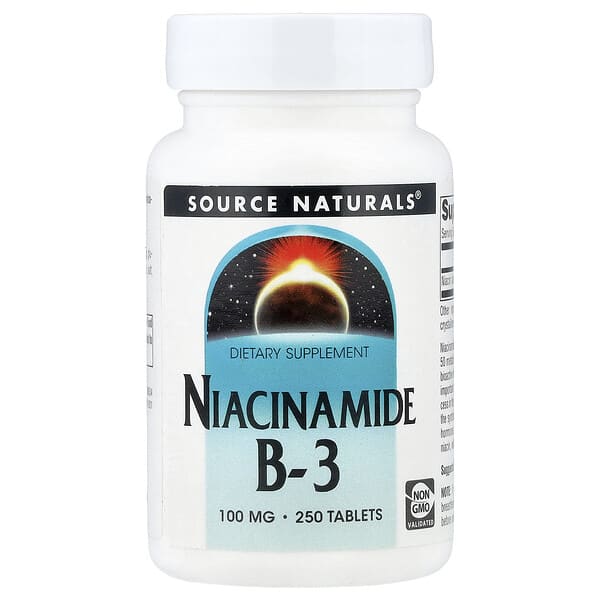 Niacinamide B-3, 100 mg, 250 Tablets