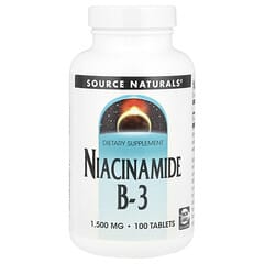 ナイアシンアミドB-3、1,500mg、100粒