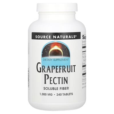 Source Naturals, Grapefruit Pectin, 1000 mg, 240 Tablets (333 mg each)