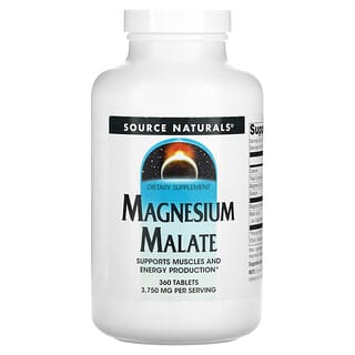 Source Naturals, Magnesium Malate, 3,750 mg, 360 Tablets