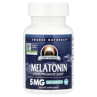 Source Naturals, Sleep Science®, Melatonin, 5 mg, 120 Tablets