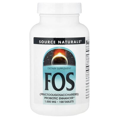 Source Naturals, FOS, 100 Tablets (1,000 mg per Tablet)