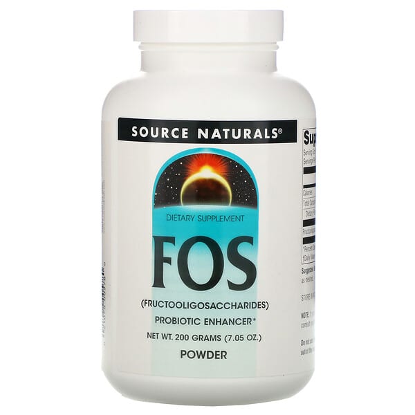 Source Naturals, FOS（低聚果糖）粉，7.05盎司（200克）