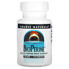Source Naturals, BioPerine, 10 mg, 120 Tabletten