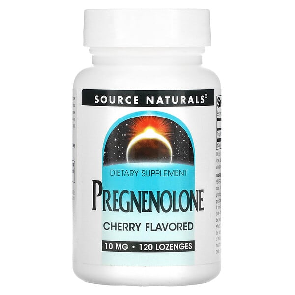 Source Naturals, Pregnenolon mit Kirschgeschmack, 10 mg, 120 Lutschtabletten