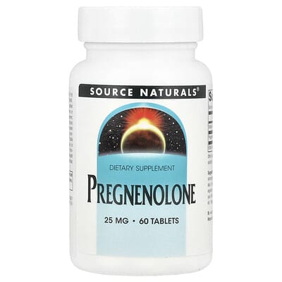 Source Naturals, Pregnenolone, 25 mcg, 60 Tablets