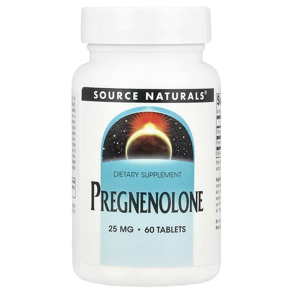 Pregnenolone, 25 mg, 60 Tablets
