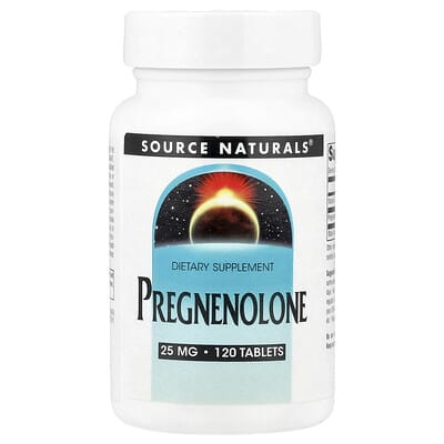 Source Naturals, Pregnenolone, 25 mg, 120 Tablets