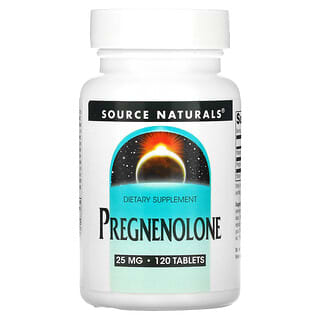 Source Naturals, Pregnenolona, 25 mg, 120 comprimidos