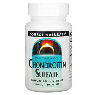 Source Naturals, Sulfate de chondroïtine, 400 mg, 60 comprimés