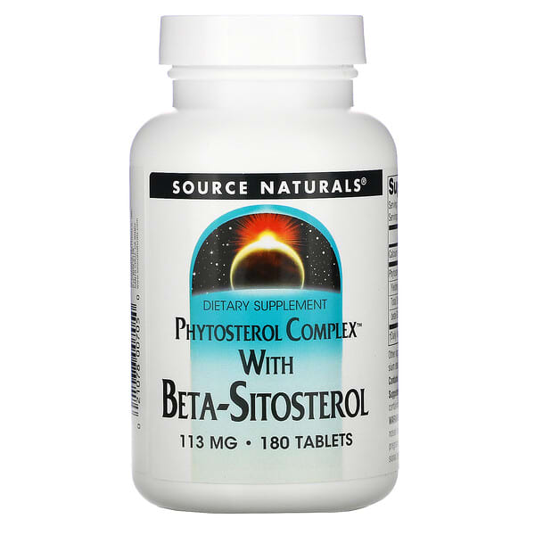 Source Naturals, Phytosterol-Komplex mit Beta-Sitosterol, 113 mg, 180 Tabletten