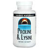 L-пролин и L-лизин, 550 мг, 120 таблеток