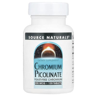 Source Naturals, Chromium Picolinate, 200 mcg, 120 Tablets