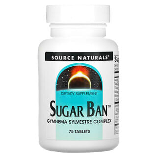 Source Naturals, Sugar Ban، 75 قرص
