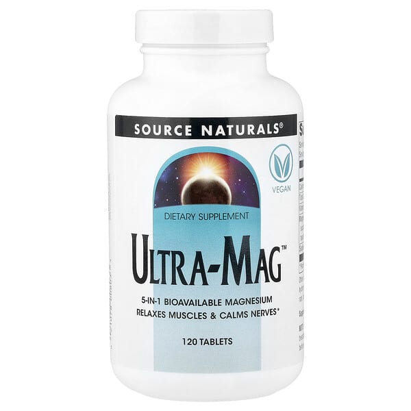 Source Naturals, Ultra-Mag, 120 comprimidos