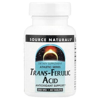 Source Naturals, Athlete Series, Trans-Ferrulic Acid, 60 Tablets