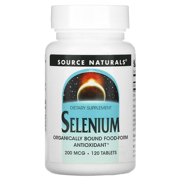 Source Naturals, Selen, 200 mcg, 120 Tabletten