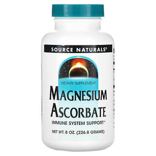 Source Naturals, Ascorbate de magnésium, 226,8 g