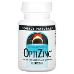 Source Naturals, OptiZinc, 120 comprimidos