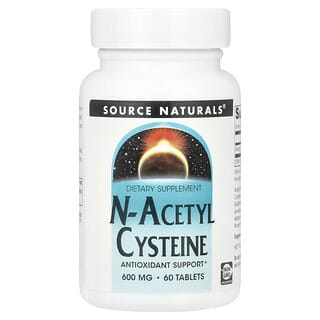 Source Naturals, N-아세틸시스테인, 600mg, 60정