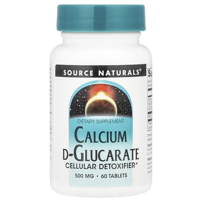 Source Naturals, Calcium D-Glucarate, 500 mg , 60 Tablets