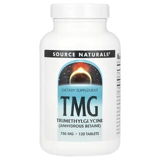 Source Naturals, TMG, 750 mg, 120 Tabletten