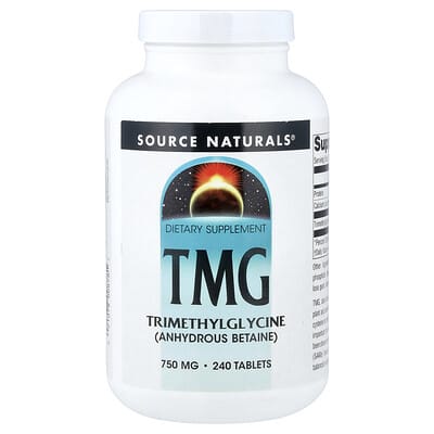 Source Naturals, Trimethylglycine, 750 mg, 240 Tablets